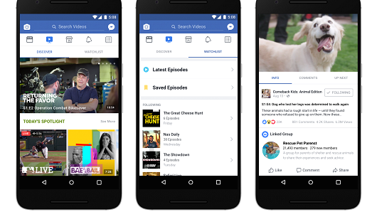 Introducing Watch From Facebook – YouTube Competitor