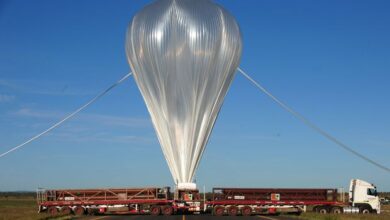 eight col nasa balloon