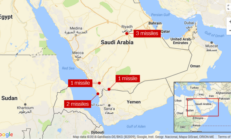 Saudi Arabia Intercepts and Destroys 7 Missiles from Yemen 2 Screenshot 1
