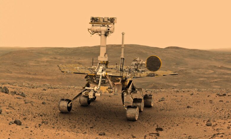 Mars Opportunity rover artist s rendering 102